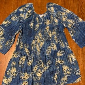 Avenue Pleated Blouse Size 16